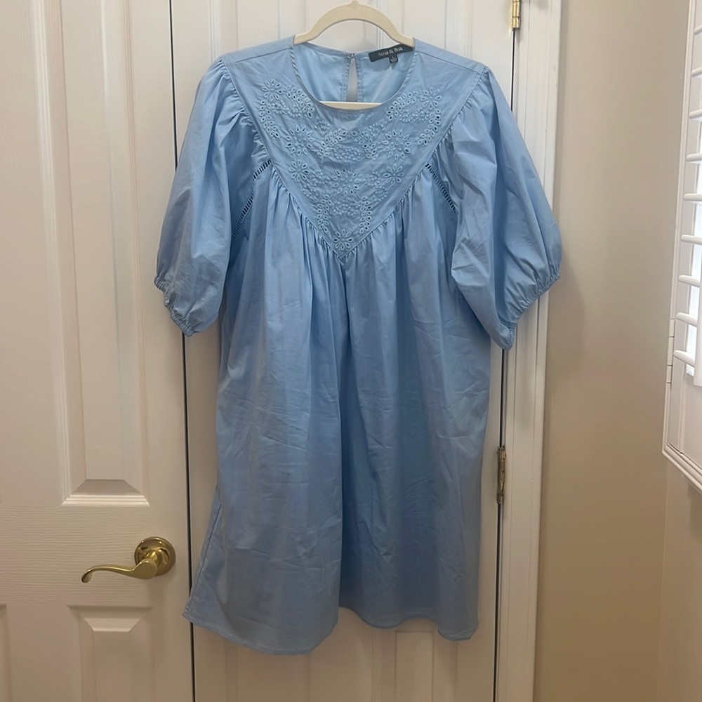 Strut & Bolt embroidered dress